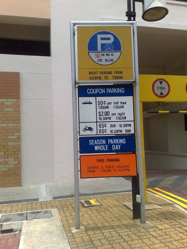 SgForums :: Singapore's Online Community - need advice on parking ...