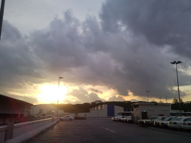 sunset at wldep..