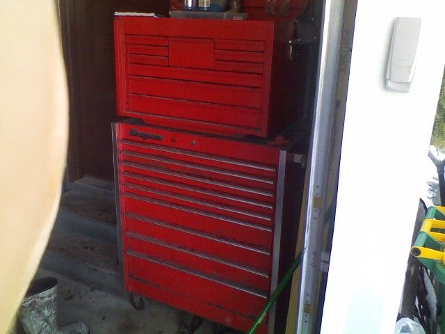 Snap On Toolbox And Craftsman Workbench And Mac Cart The Garage
