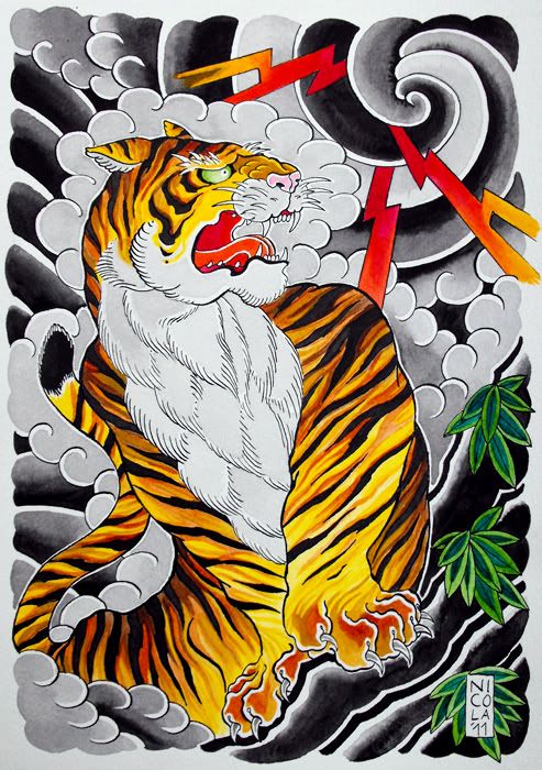 tora tattoo. Tattoos for Japan