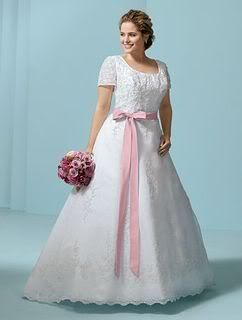 Plus size wedding dress gown with new accessories