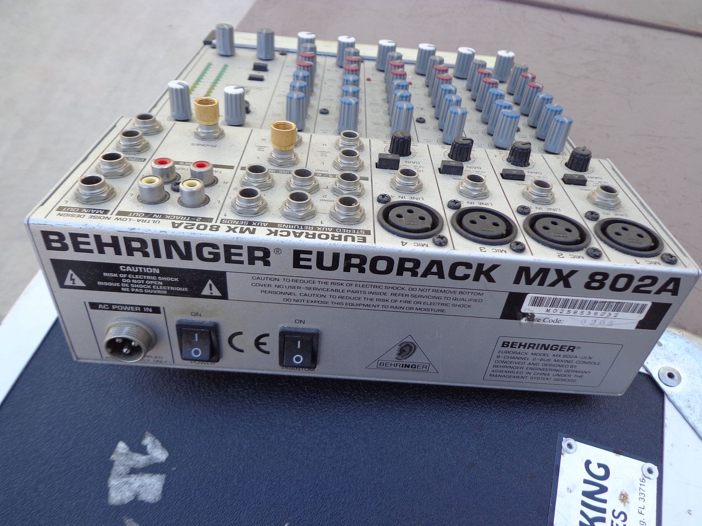 Behringer Eurorack MX802A 8 Channel Audio Mixer | eBay