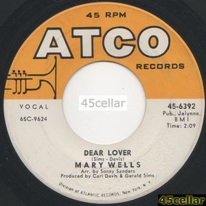 Mary Wells Dear Lover Cant You See Youre Losing Me Mary Wells Dear Lover Cant You See Youre Losing Me