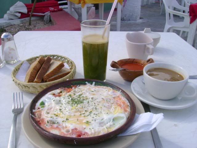 Cazuela Mexicana,Oj-Carrot & Chaya Juice
