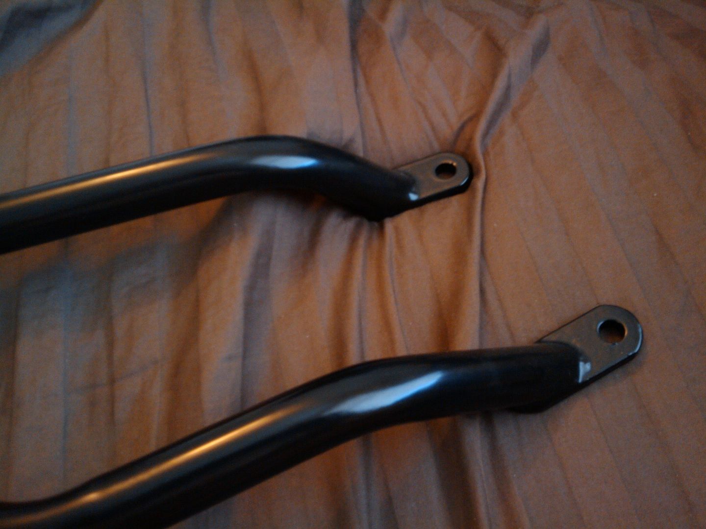 Freshly sand blasted and powder coated neuspeed strut bar, nice! VW