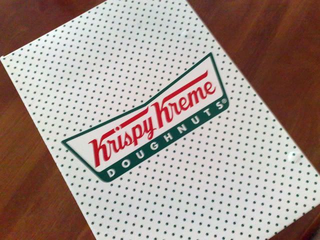 Krispy Kreme...kum kum! Opps...sounds wrong! Not all things could start with K and still sound yummy...
