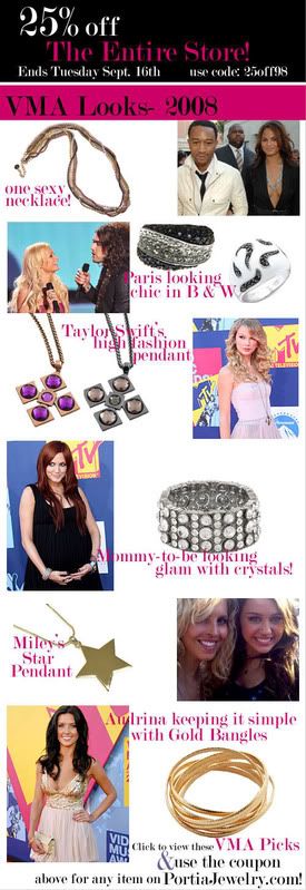 2008 VMA Celebrity Jewelry at Portia Jewelry