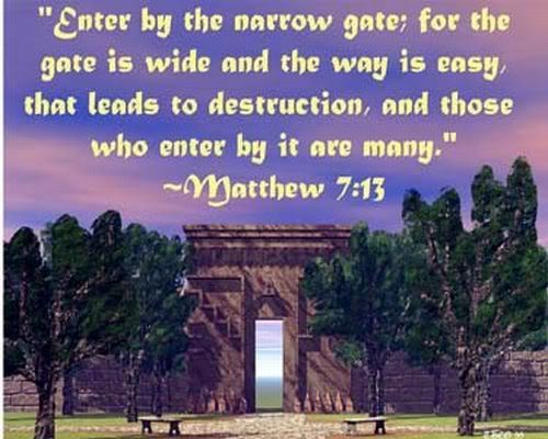 Promises narrow gate Pictures, Images and Photos