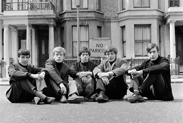 The Rolling Stones, first photo shoot by Philip Townsend, 1960's, from Townsend Archives