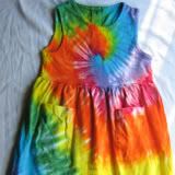 Spring Tour Tie-Dyed Dress with Shorts, 4T