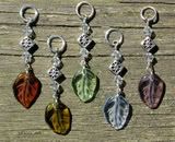 Autumn Leaves Stitch Markers