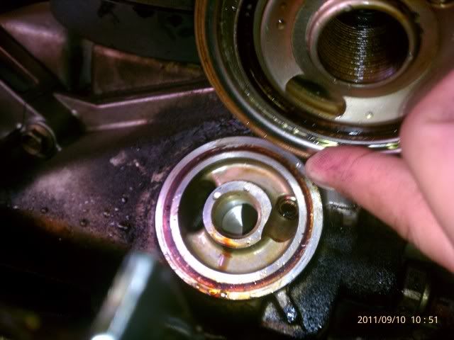 Nissan armada oil filter leak #4