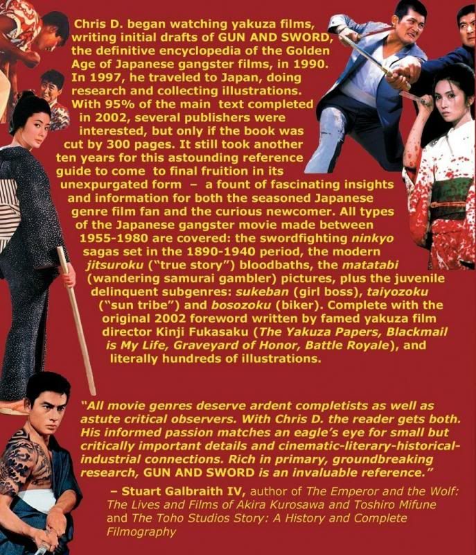 gun and sword an encyclopedia of japanese gangster films