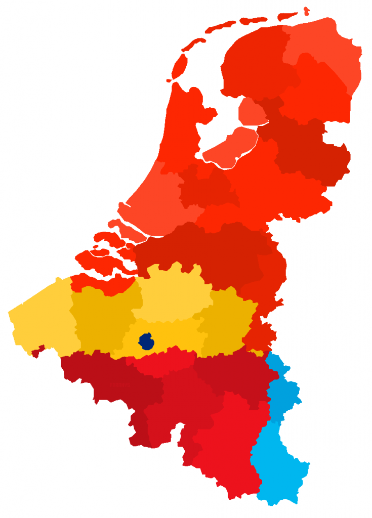 Post uw �verdeling van België�kaart Pagina 4 Politics.be