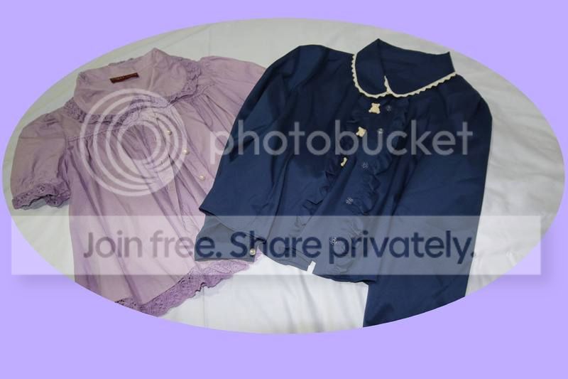  Bodyline blouse (dyed) and Plumprimo blouse