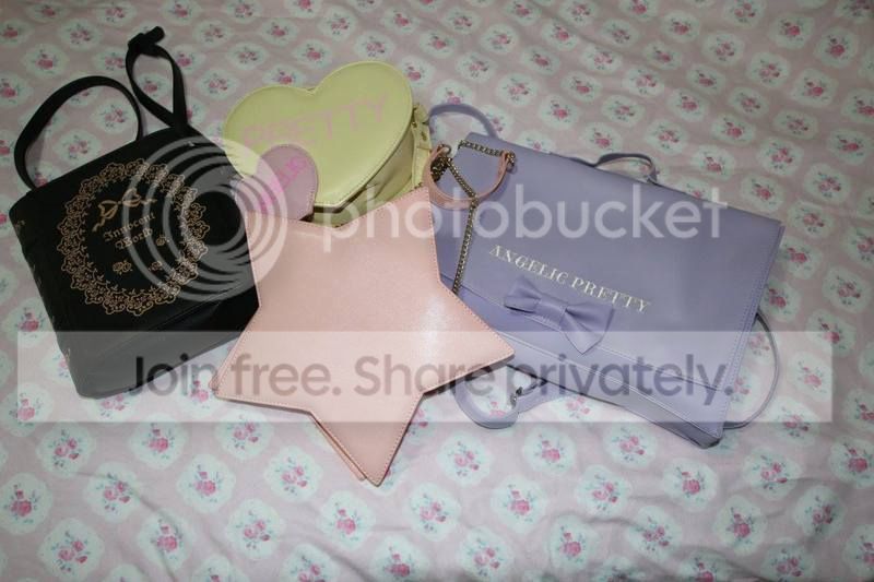  Innocent World, Angelic Pretty and Yumetenbou bags