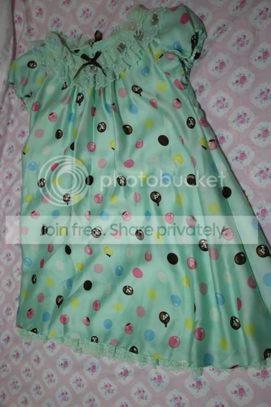  Angelic Pretty - Polkadot Chocolate OP in Mint