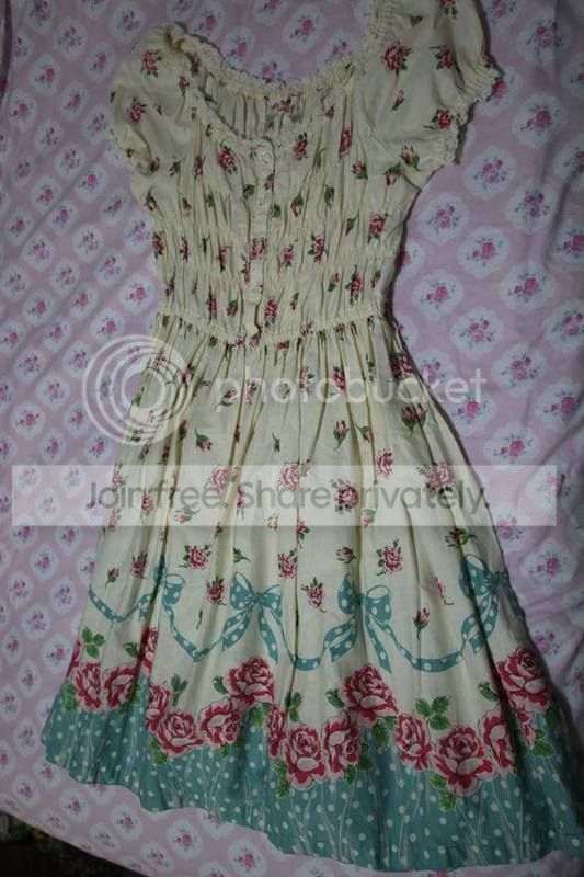  Emily Temple Cute Rose and Frill shirring OP